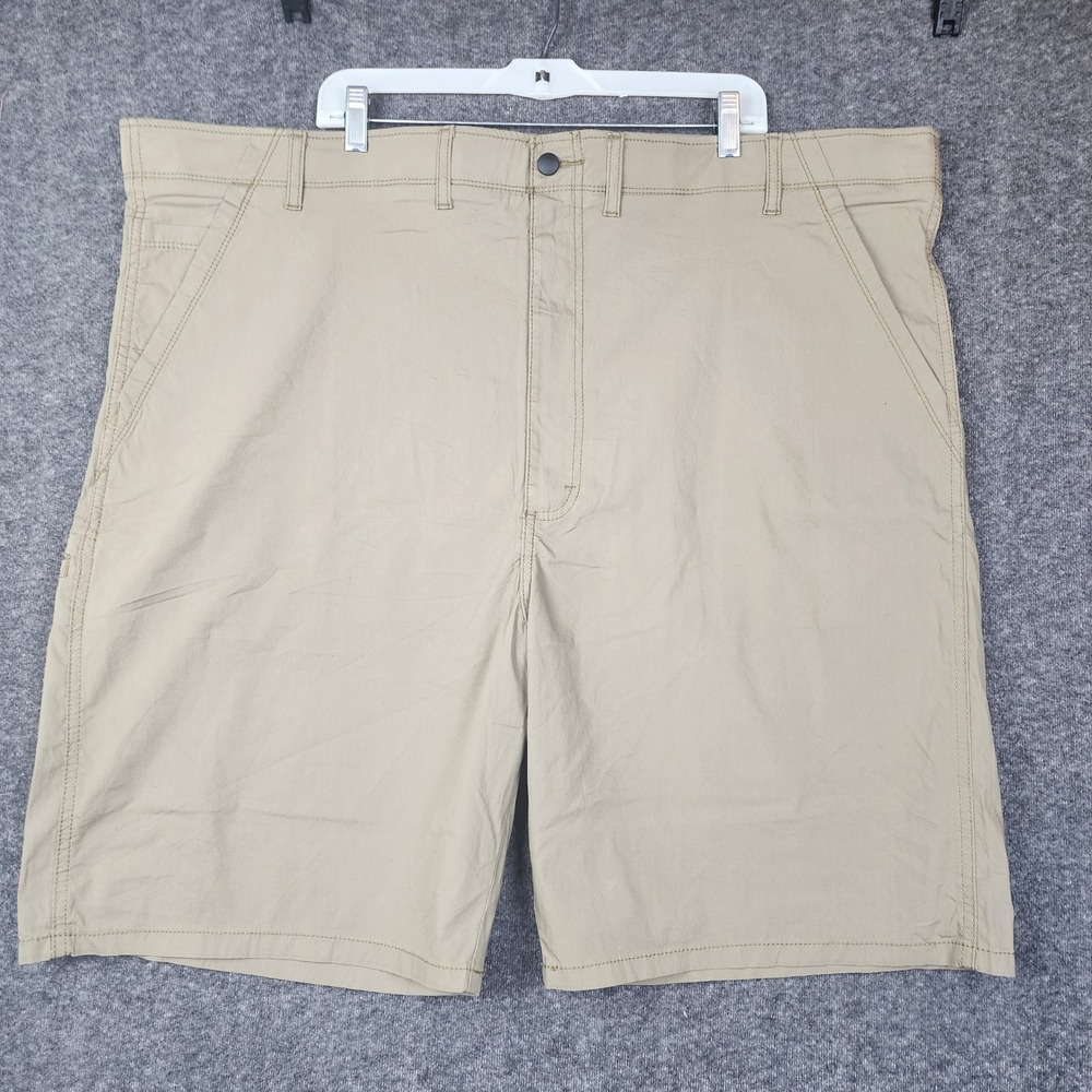 Wrangler Utility Shorts Mens 48 Tan Khaki Stretch Cotton Nylon 61SHWDH